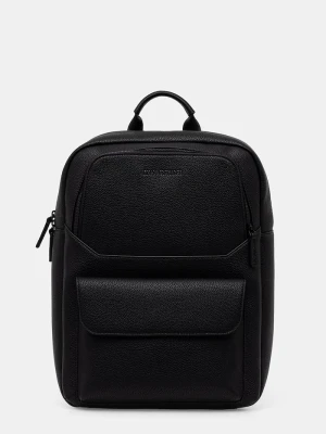 Armani Exchange plecak męski z imitacji skóry czarny