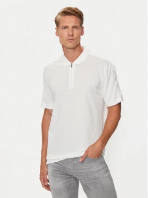 Armani Exchange Polo 6DZFLC ZJM5Z 1116 Biały Regular Fit