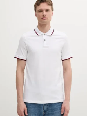 Armani Exchange polo bawełniane kolor biały 8NZF75 Z8M5Z