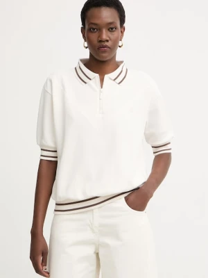 Armani Exchange polo damskie z wiskozą