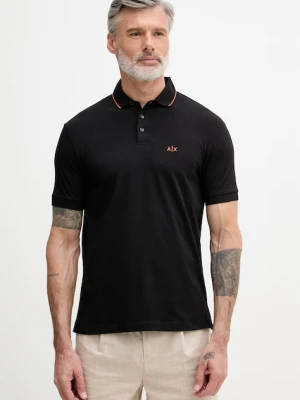 Armani Exchange polo męskie z bawełną