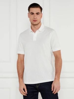 Armani Exchange Polo | Regular Fit biały