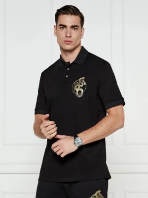 Armani Exchange Polo | Regular Fit czarny