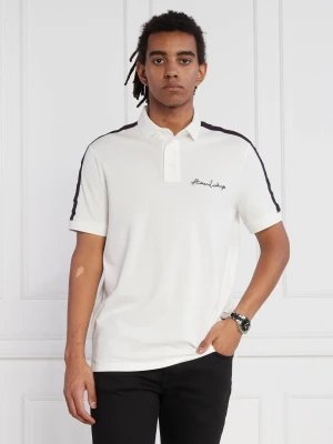 Armani Exchange Polo | Regular Fit biały