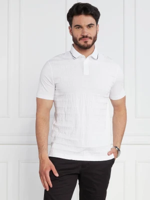 Armani Exchange Polo | Regular Fit biały