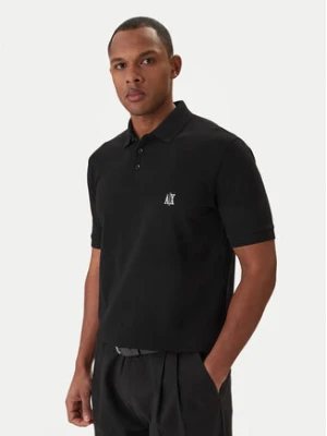 Armani Exchange Polo XM000367 AF13022 UC001 Czarny Regular Fit