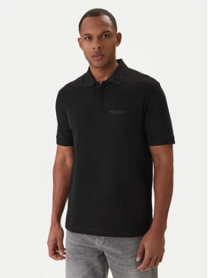 Armani Exchange Polo XM001286 AF10366 UC001 Czarny Regular Fit