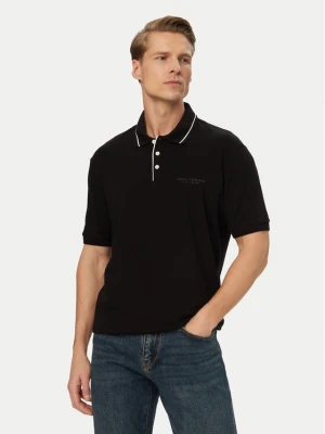 Armani Exchange Polo XM001557 AF10363 UC001 Czarny Regular Fit