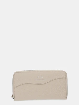 Armani Exchange portfel damski kolor beżowy 948068 CC783