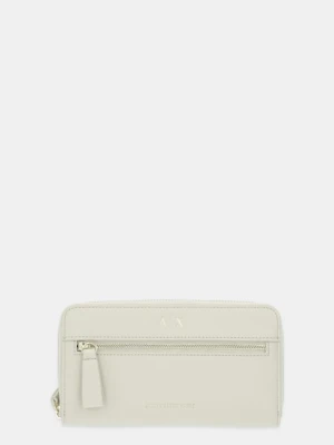 Armani Exchange portfel damski kolor beżowy XW002124 AF17117