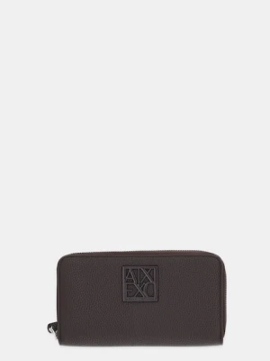 Armani Exchange portfel damski kolor brązowy XW000361 AF11902