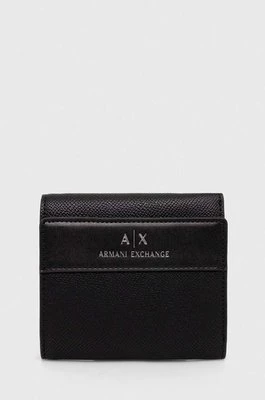 Armani Exchange portfel damski kolor czarny 948530 4R755