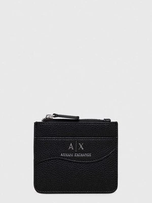 Armani Exchange portfel damski kolor czarny 948539 CC783