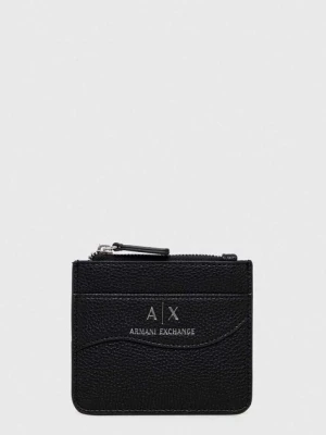 Armani Exchange portfel damski kolor czarny 948539 CC783