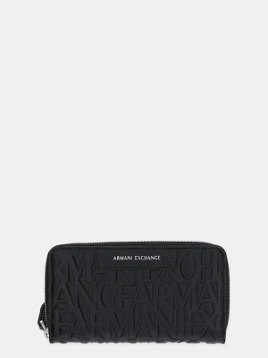 Armani Exchange portfel damski kolor czarny XW001606 AF15774