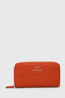Armani Exchange portfel damski kolor pomarańczowy 948068 CC783 NOS