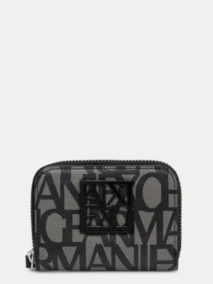 Armani Exchange portfel damski kolor szary XW001608 AF15324