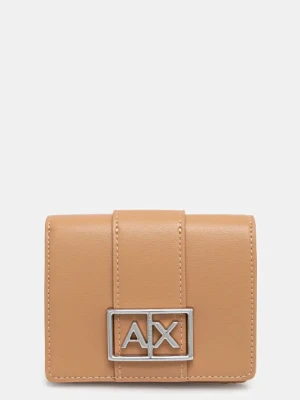 Armani Exchange portfel damski kolor żółty XW000360 AF12039