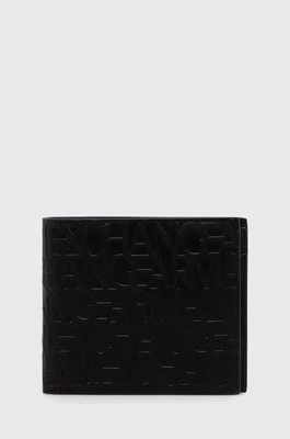 Armani Exchange portfel męski kolor czarny