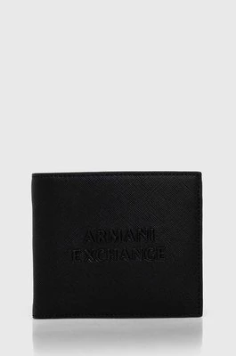 Armani Exchange portfel męski kolor czarny 958098 4R836