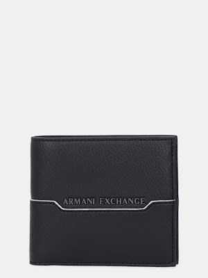 Armani Exchange portfel męski kolor czarny XM000168 AF17205