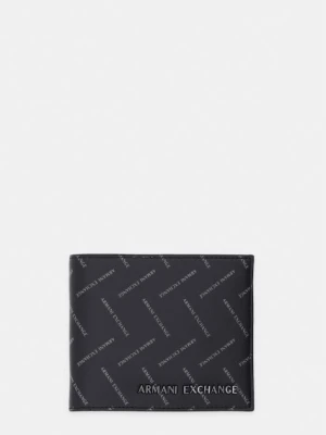 Armani Exchange portfel męski z imitacji skóry