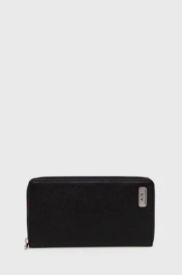 Armani Exchange portfel skórzany męski kolor czarny 958055 CC843 NOS