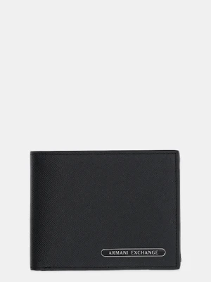 Armani Exchange portfel skórzany męski kolor czarny XM001972 AF12702