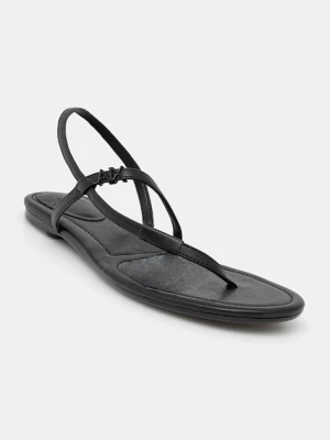 Armani Exchange sandały damskie kolor czarny XDP057 XV841 00002