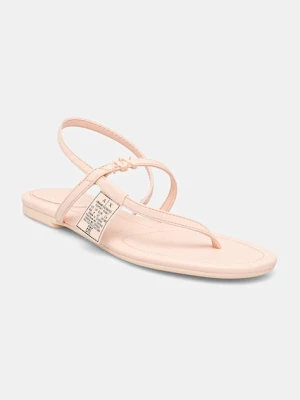 Armani Exchange sandały damskie kolor różowy XDP057 XV841 01081