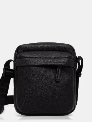 Armani Exchange saszetka męska z imitacji skóry czarny