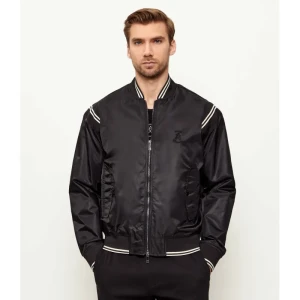 Armani Exchange Satynowa kurtka bomber | Regular Fit