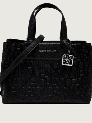 Armani Exchange Shopperka czarny