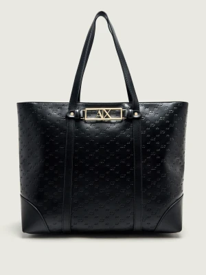 Armani Exchange Shopperka czarny