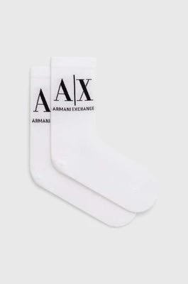 Armani Exchange skarpetki damskie kolor biały 946020 CC401