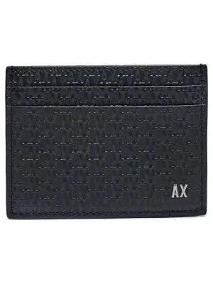 Armani Exchange Skórzane etui na karty