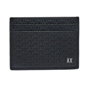 Armani Exchange Skórzane etui na karty