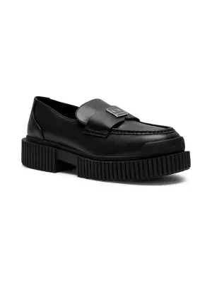 Armani Exchange Skórzane loafersy