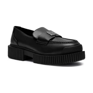 Armani Exchange Skórzane loafersy