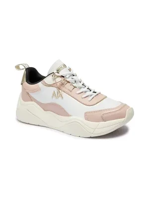 Armani Exchange Skórzane sneakersy