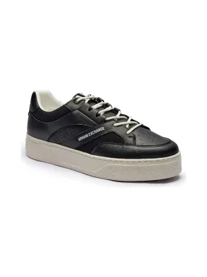 Armani Exchange Skórzane sneakersy