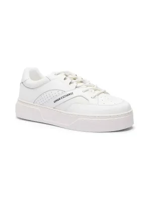 Armani Exchange Skórzane sneakersy