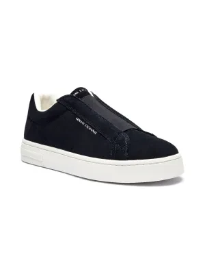 Armani Exchange Skórzane sneakersy