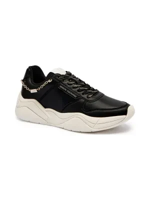 Armani Exchange Skórzane sneakersy