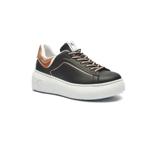 Armani Exchange Skórzane sneakersy