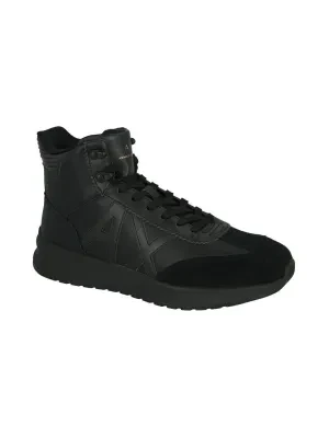 Armani Exchange Skórzane sneakersy