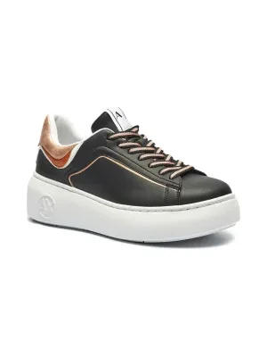Armani Exchange Skórzane sneakersy