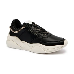 Armani Exchange Skórzane sneakersy