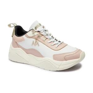 Armani Exchange Skórzane sneakersy