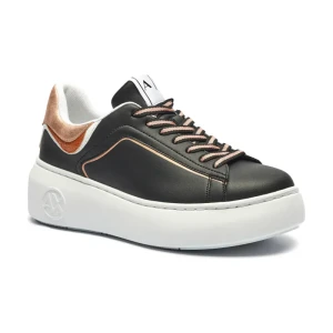 Armani Exchange Skórzane sneakersy